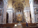 Napoli - piazza Ges Nuovo, interno della chiesa