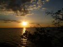 Yucatn - Escarcega, nel golfo del Messico: il tramonto