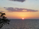 Yucatn - Escarcega, nel golfo del Messico: il tramonto