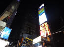 Veduta notturna di Times Square