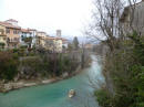 Cividale del Friuli - Panorama da ponte del diavolo sul fiume Natisone